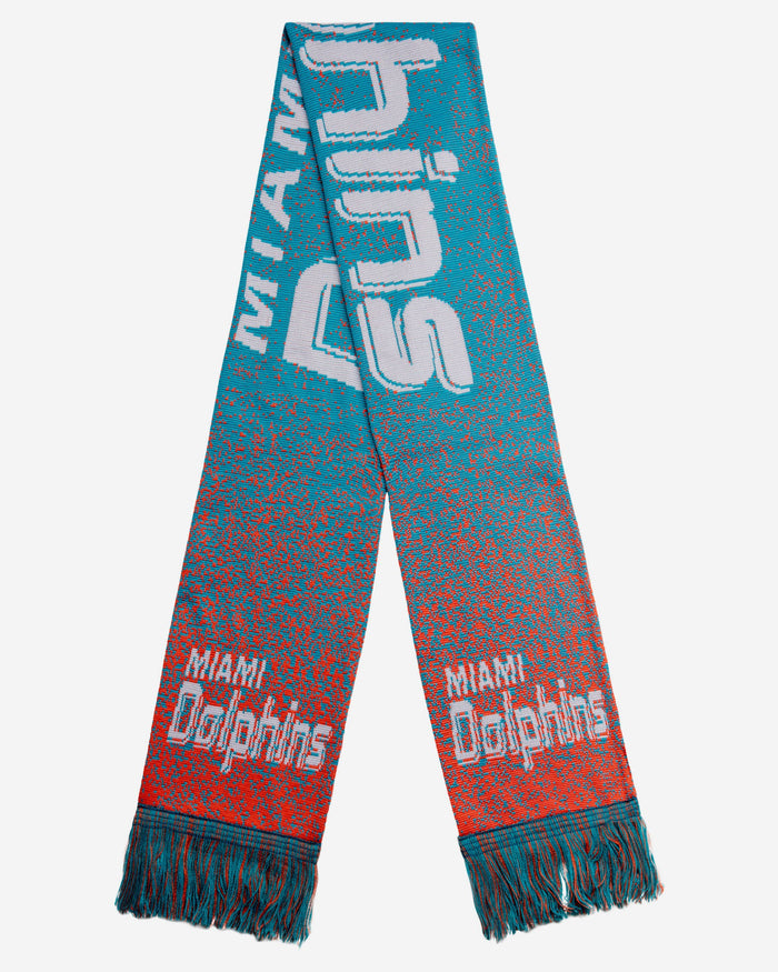 Miami Dolphins Matrix Scarf FOCO - FOCO.com