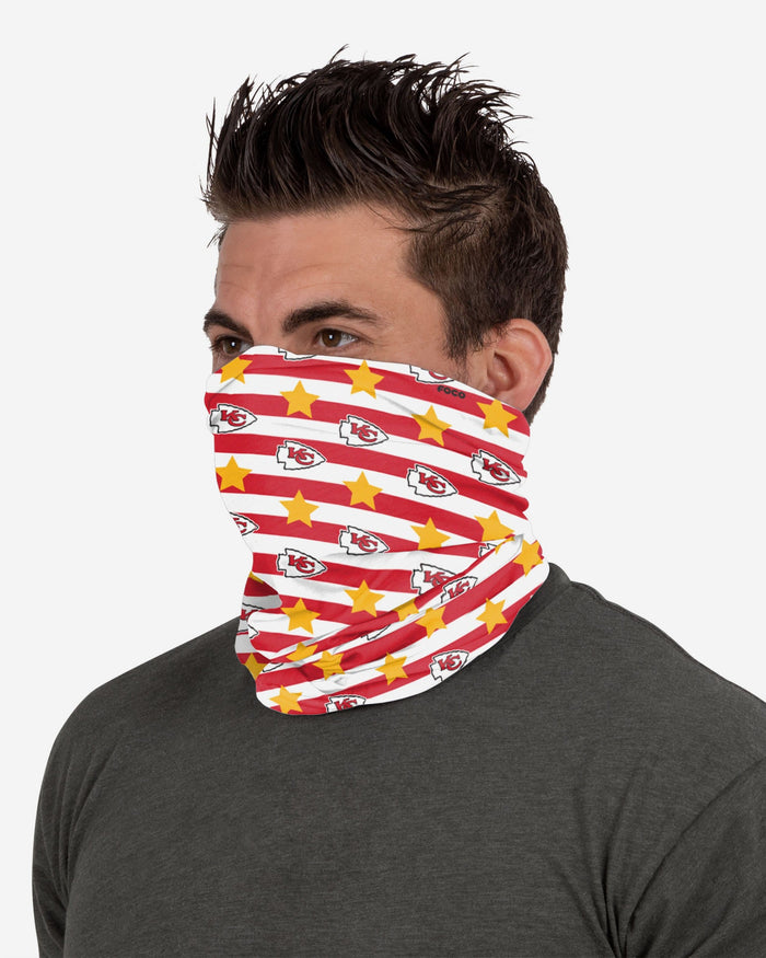 Kansas City Chiefs Stars & Stripes Gaiter Scarf FOCO - FOCO.com