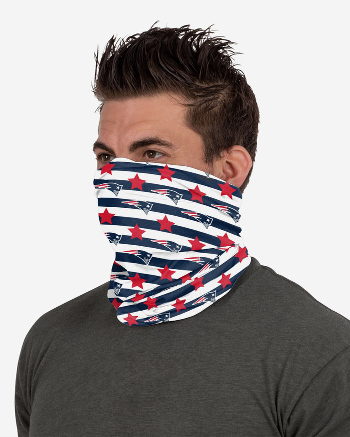 New England Patriots Stars & Stripes Gaiter Scarf FOCO - FOCO.com