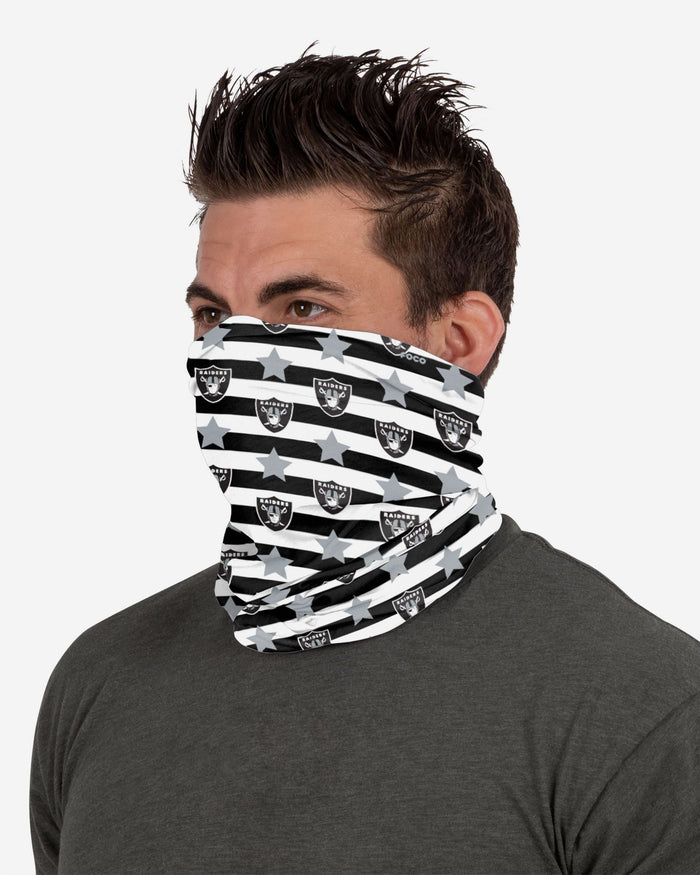 Las Vegas Raiders Stars & Stripes Gaiter Scarf FOCO - FOCO.com