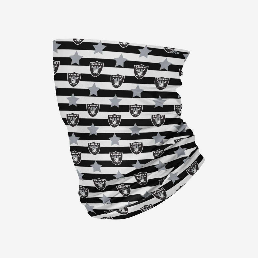 Las Vegas Raiders Stars & Stripes Gaiter Scarf FOCO - FOCO.com