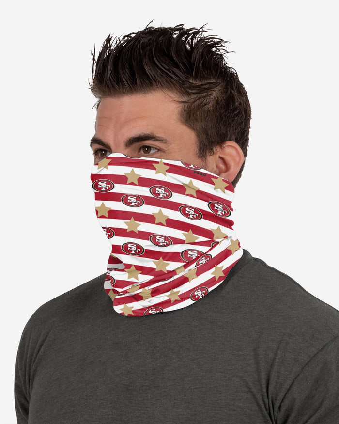 San Francisco 49ers Stars & Stripes Gaiter Scarf FOCO - FOCO.com