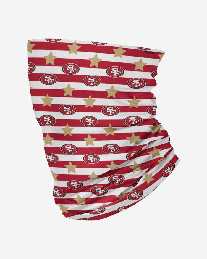 San Francisco 49ers Stars & Stripes Gaiter Scarf FOCO - FOCO.com