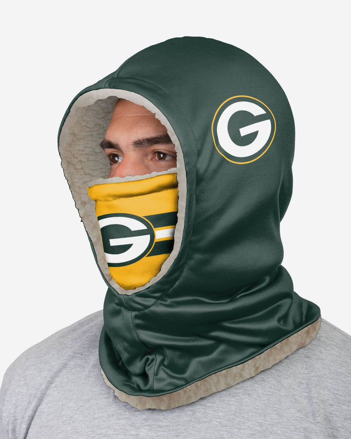 Green Bay Packers Thematic Hooded Gaiter FOCO - FOCO.com