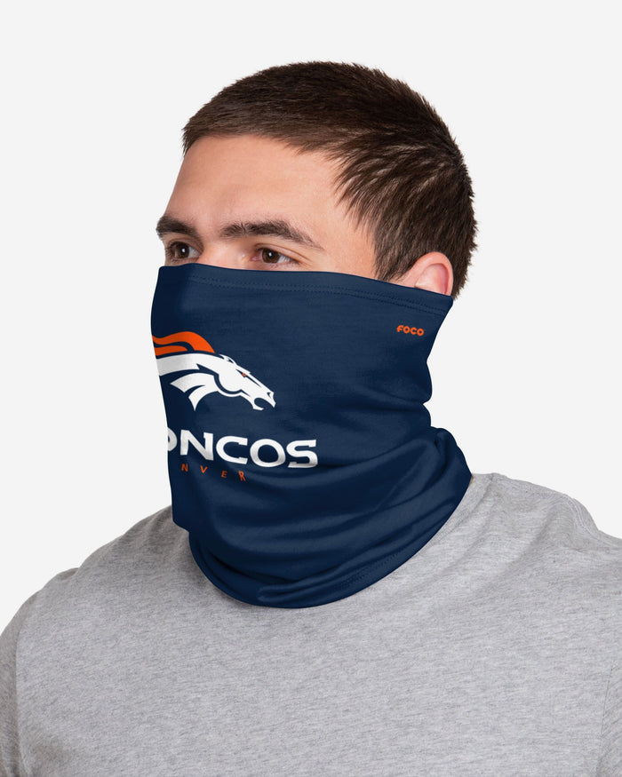 Denver Broncos Team Logo Stitched Gaiter Scarf FOCO - FOCO.com