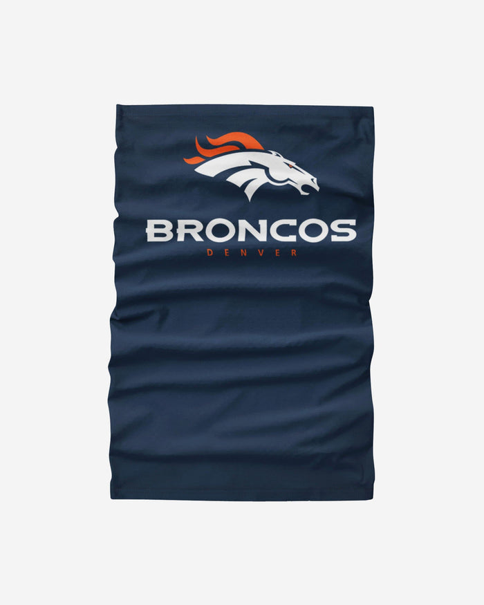 Denver Broncos Team Logo Stitched Gaiter Scarf FOCO - FOCO.com