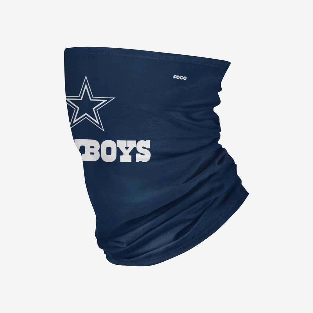 Dallas Cowboys Team Logo Stitched Gaiter Scarf FOCO - FOCO.com