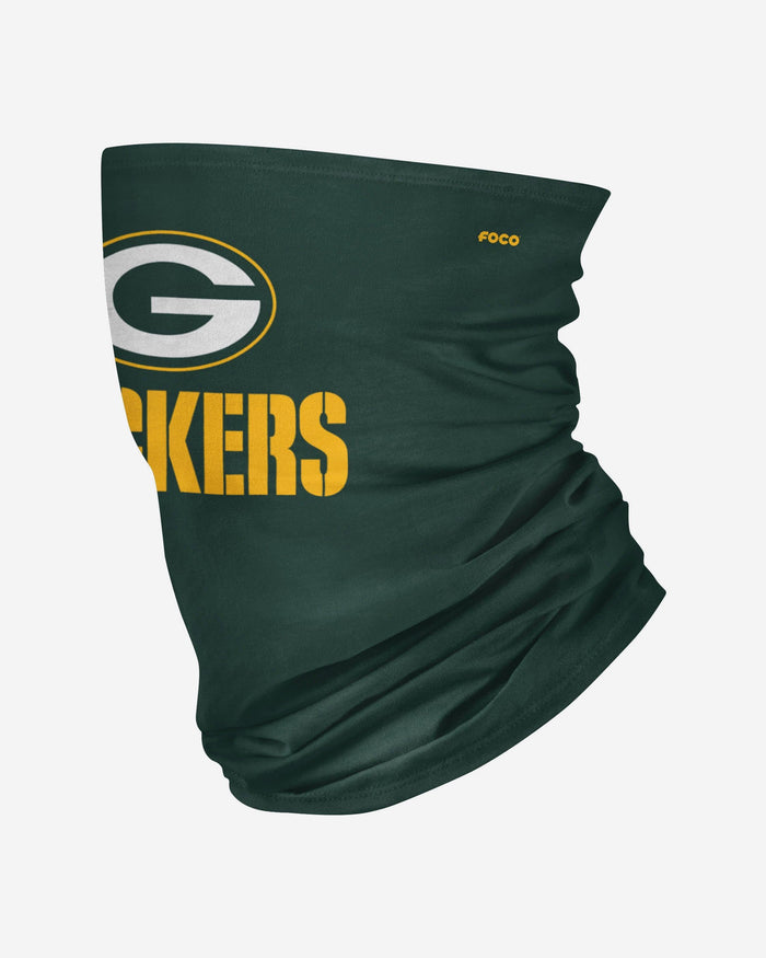 Green Bay Packers Team Logo Stitched Gaiter Scarf FOCO - FOCO.com