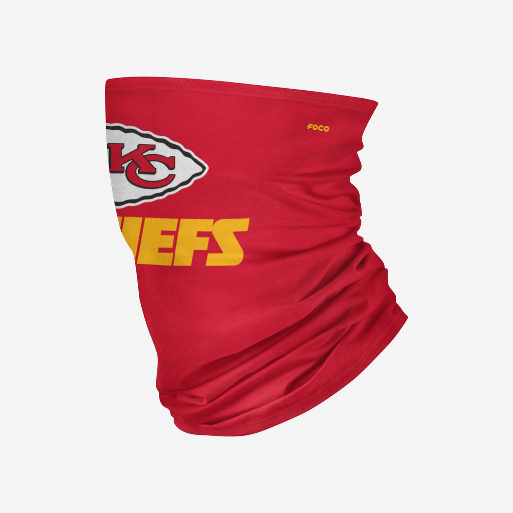 Kansas City Chiefs Team Logo Stitched Gaiter Scarf FOCO - FOCO.com