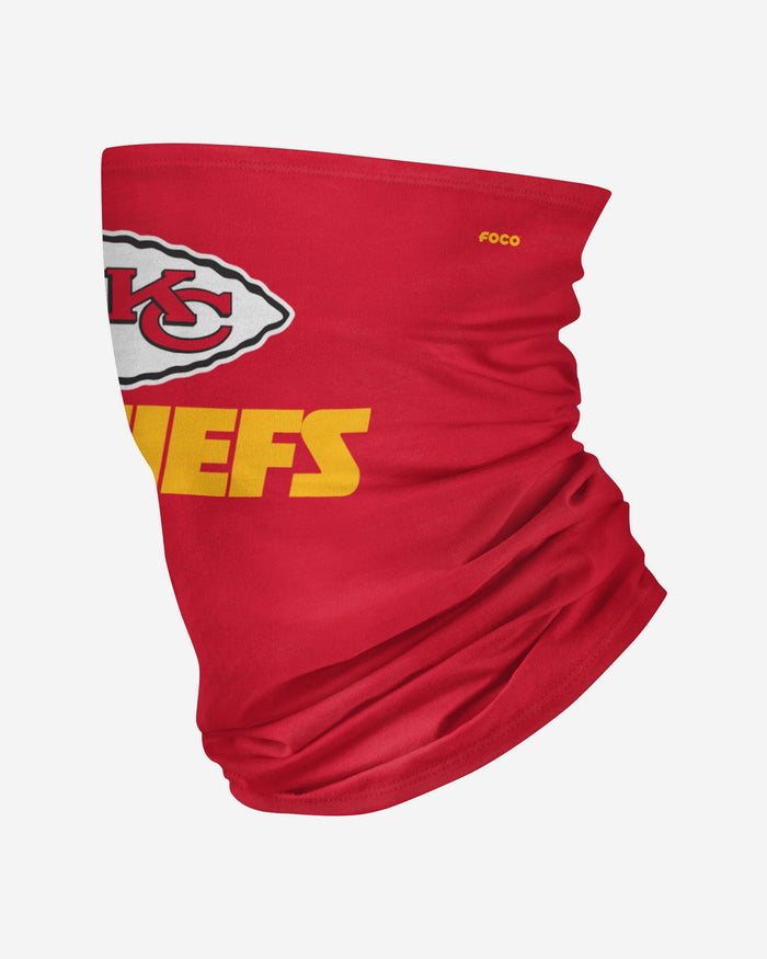 Kansas City Chiefs Team Logo Stitched Gaiter Scarf FOCO - FOCO.com