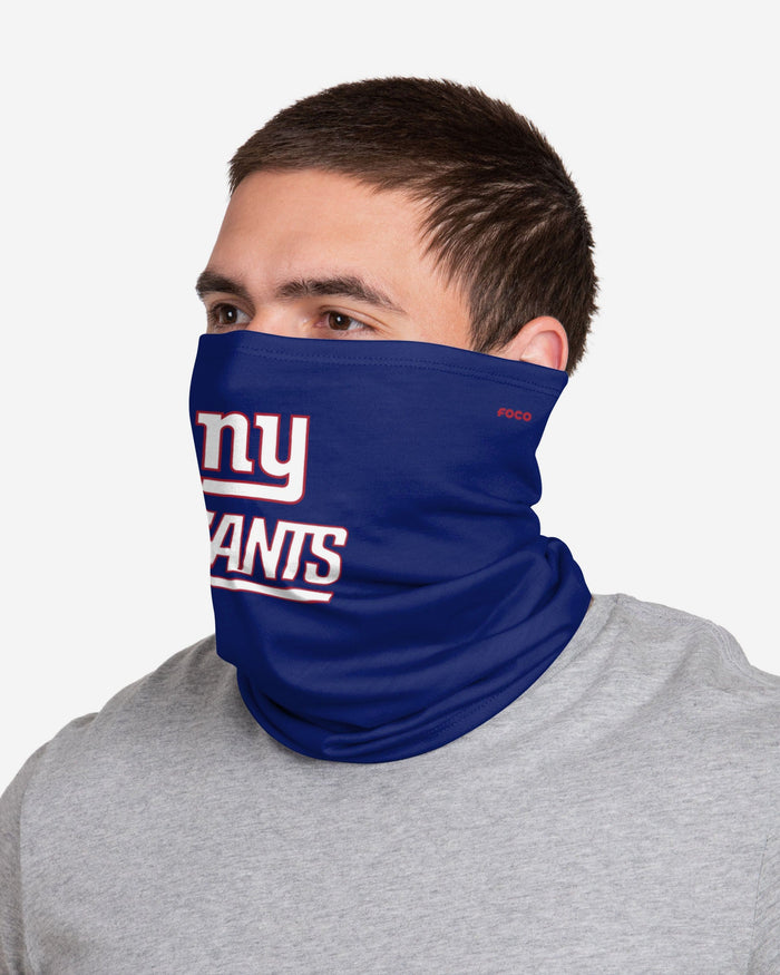 New York Giants Team Logo Stitched Gaiter Scarf FOCO - FOCO.com