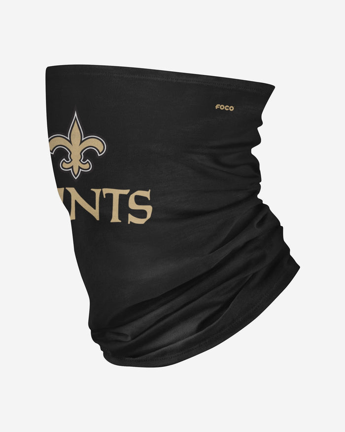 New Orleans Saints Team Logo Stitched Gaiter Scarf FOCO - FOCO.com