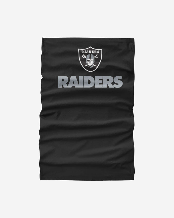 Las Vegas Raiders Team Logo Stitched Gaiter Scarf FOCO - FOCO.com