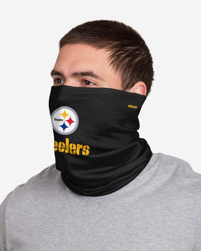 Pittsburgh Steelers Team Logo Stitched Gaiter Scarf FOCO - FOCO.com