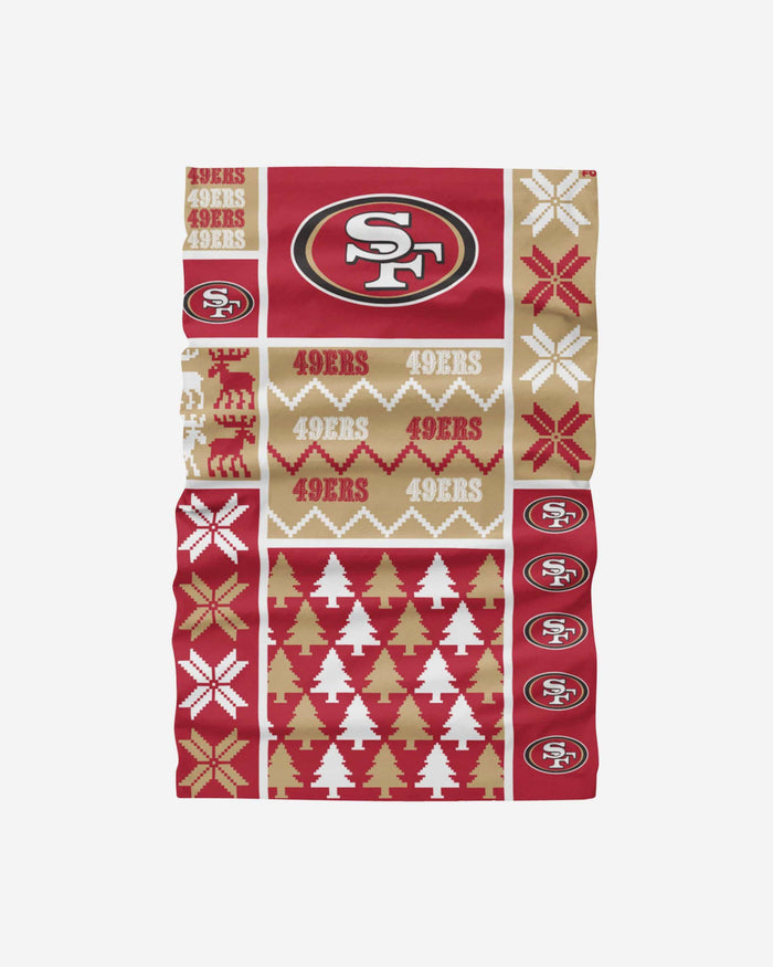 San Francisco 49ers Busy Block Gaiter Scarf FOCO - FOCO.com