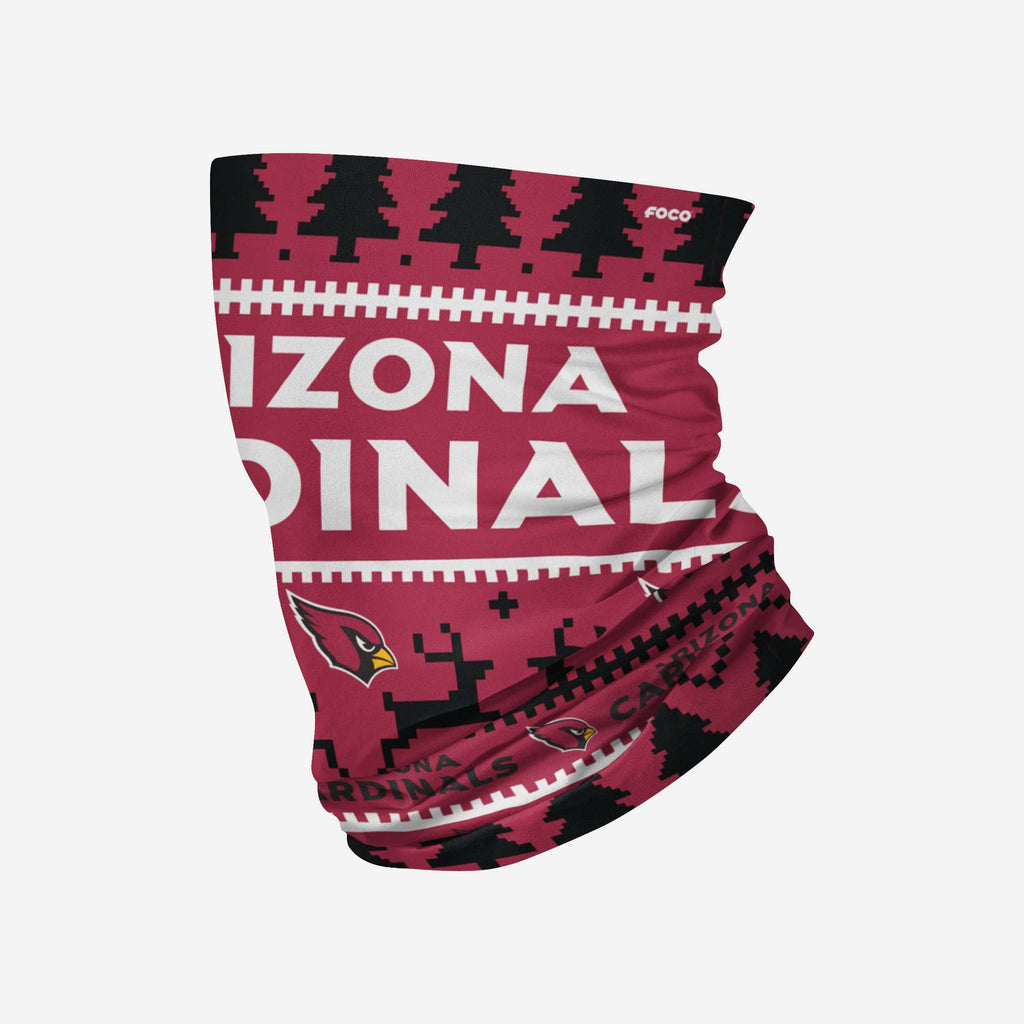 Arizona Cardinals Wordmark Holiday Gaiter Scarf FOCO - FOCO.com