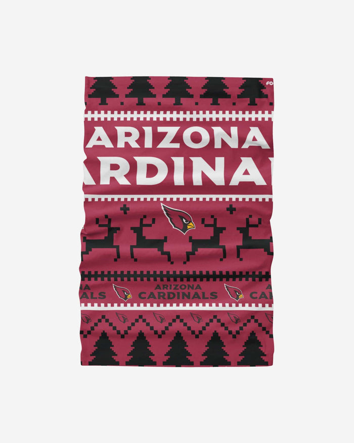 Arizona Cardinals Wordmark Holiday Gaiter Scarf FOCO - FOCO.com