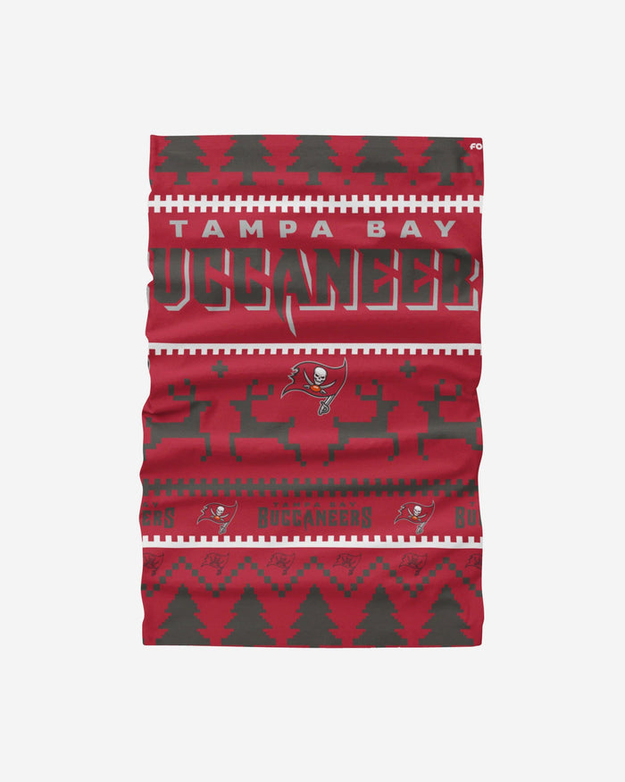 Tampa Bay Buccaneers Wordmark Holiday Gaiter Scarf FOCO - FOCO.com