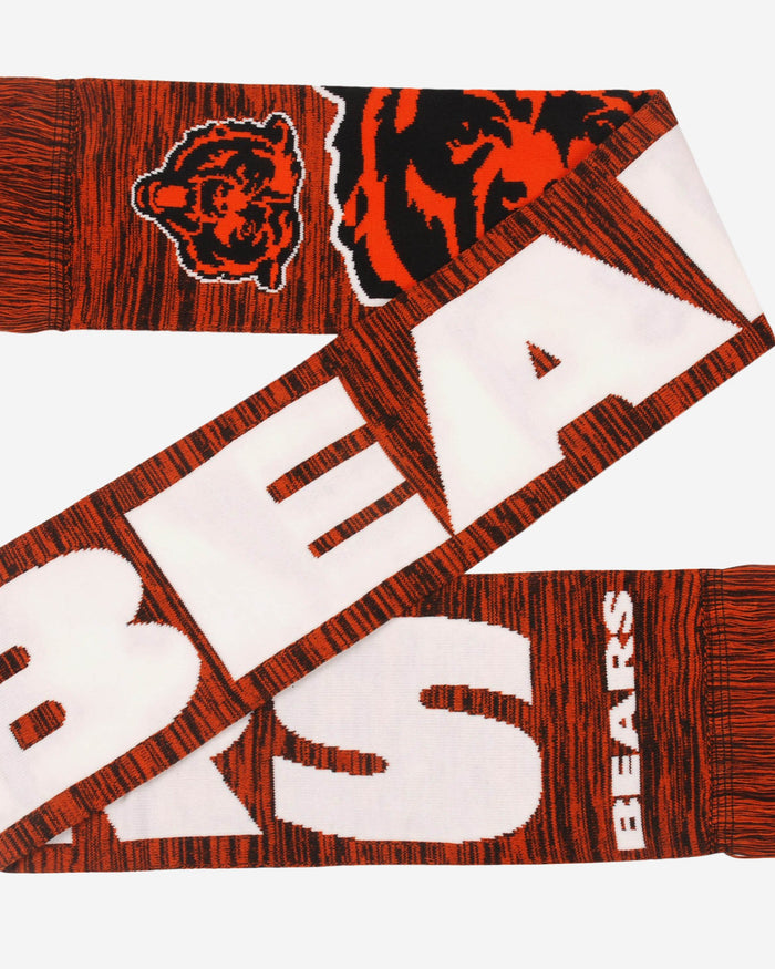 Chicago Bears Wordmark Colorblend Scarf FOCO - FOCO.com