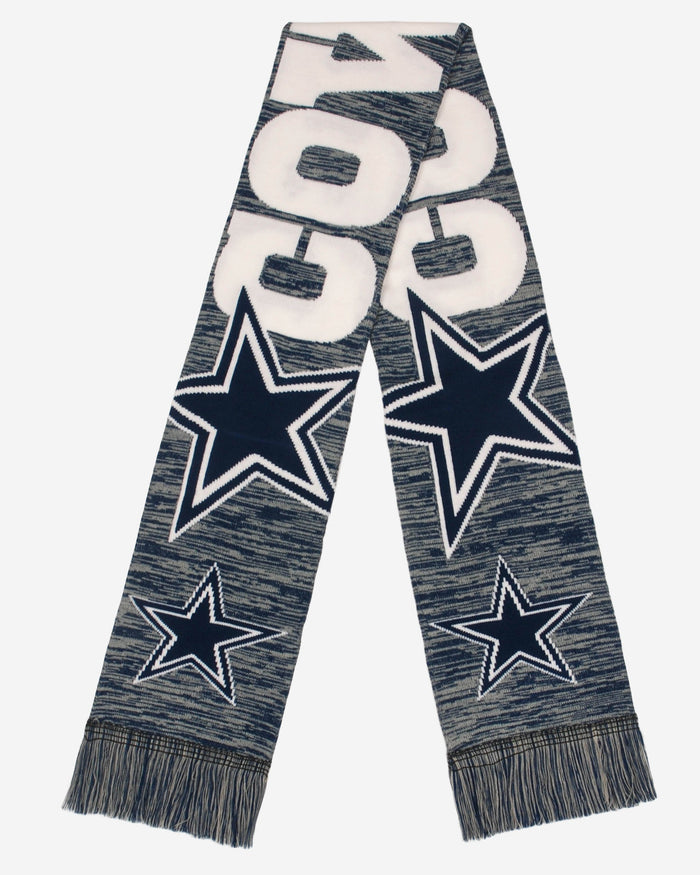 Dallas Cowboys Wordmark Colorblend Scarf FOCO - FOCO.com