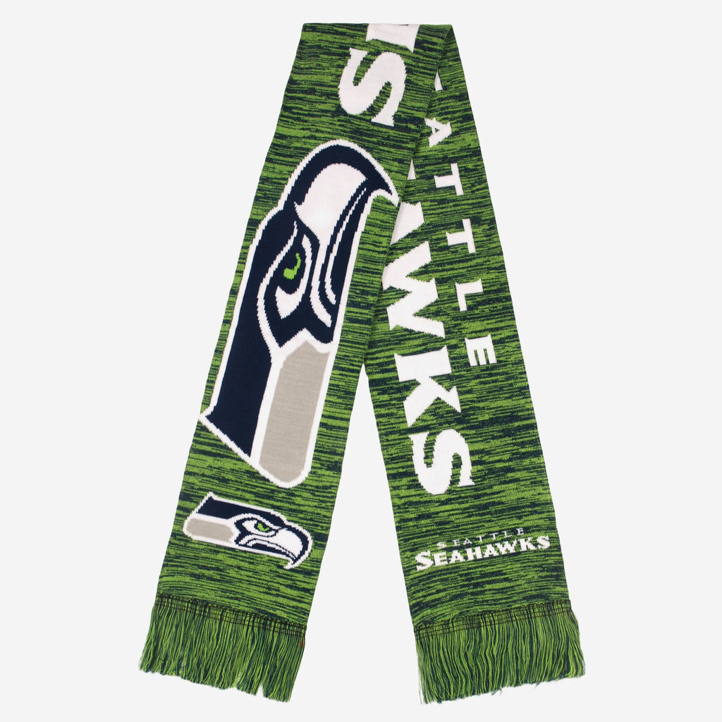 Seattle Seahawks Wordmark Colorblend Scarf FOCO - FOCO.com