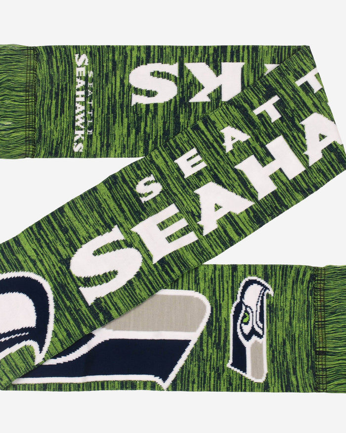 Seattle Seahawks Wordmark Colorblend Scarf FOCO - FOCO.com