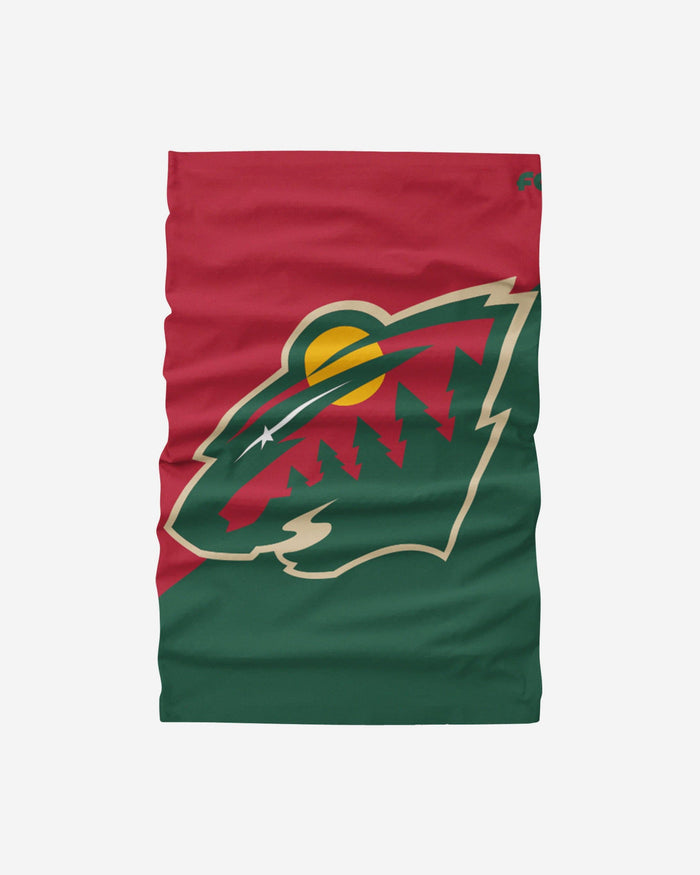 Minnesota Wild Big Logo Gaiter Scarf FOCO - FOCO.com