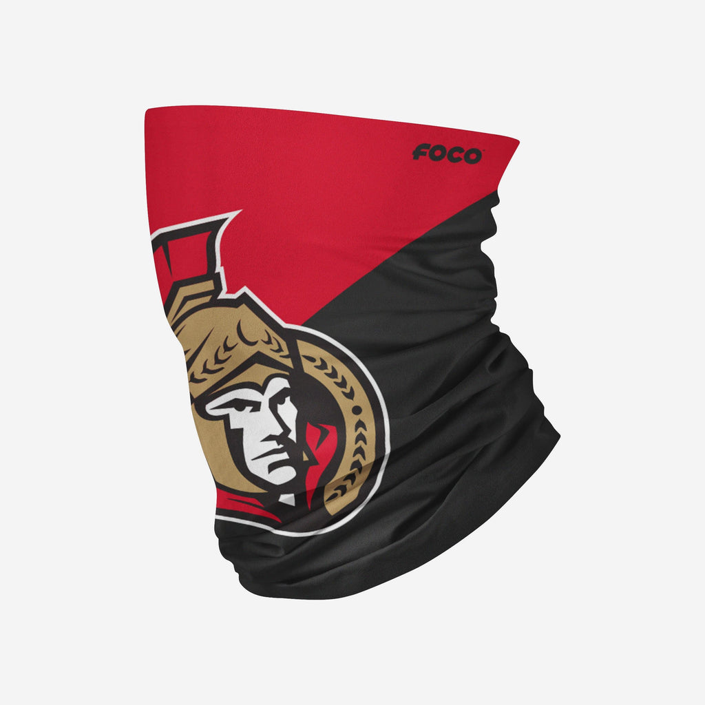 Ottawa Senators Big Logo Gaiter Scarf FOCO Adult - FOCO.com