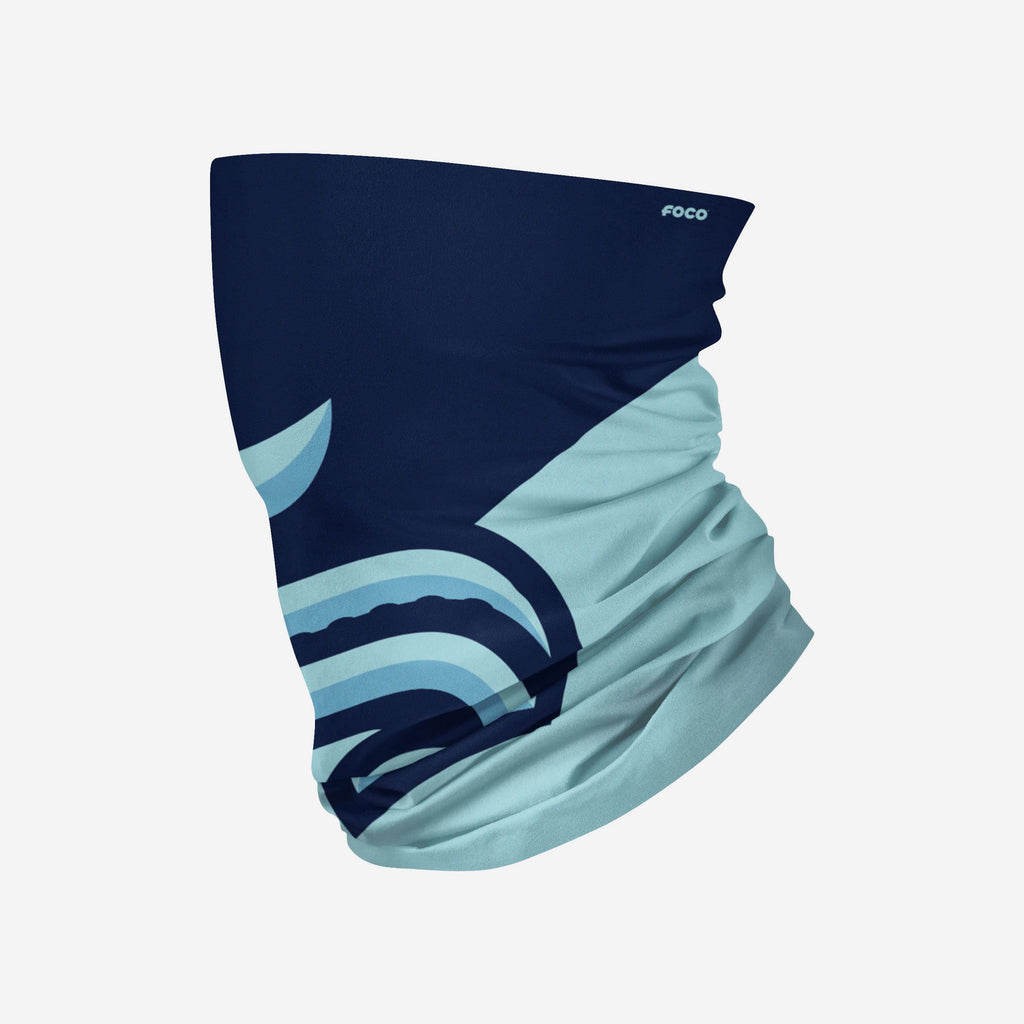 Seattle Kraken Big Logo Gaiter Scarf FOCO - FOCO.com