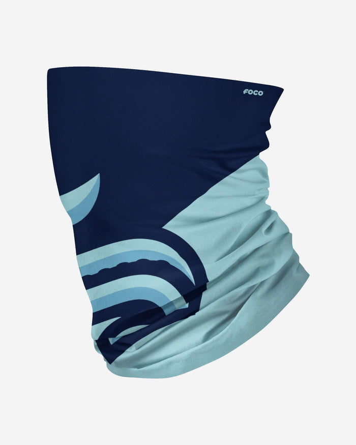 Seattle Kraken Big Logo Gaiter Scarf FOCO - FOCO.com