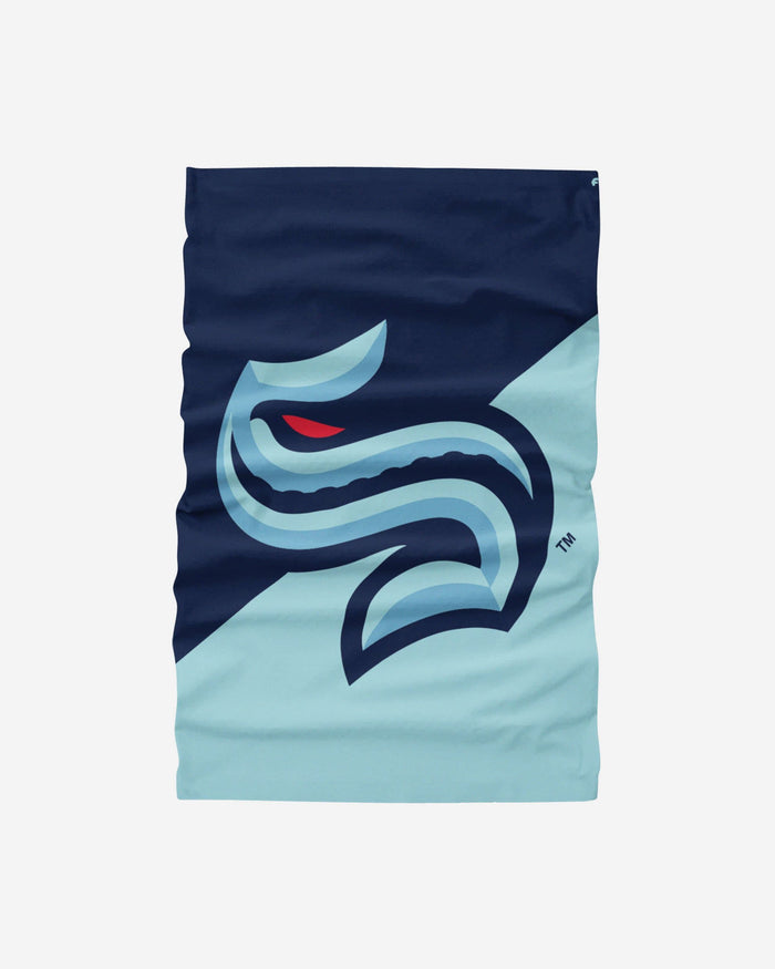 Seattle Kraken Big Logo Gaiter Scarf FOCO - FOCO.com