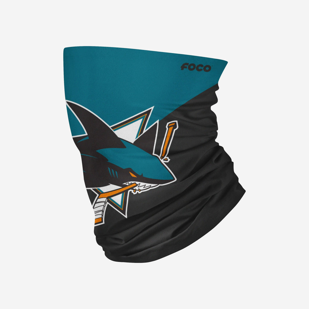 San Jose Sharks Big Logo Gaiter Scarf FOCO Adult - FOCO.com