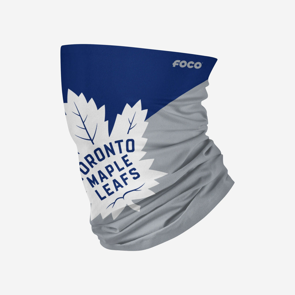 Toronto Maple Leafs Big Logo Gaiter Scarf FOCO Adult - FOCO.com