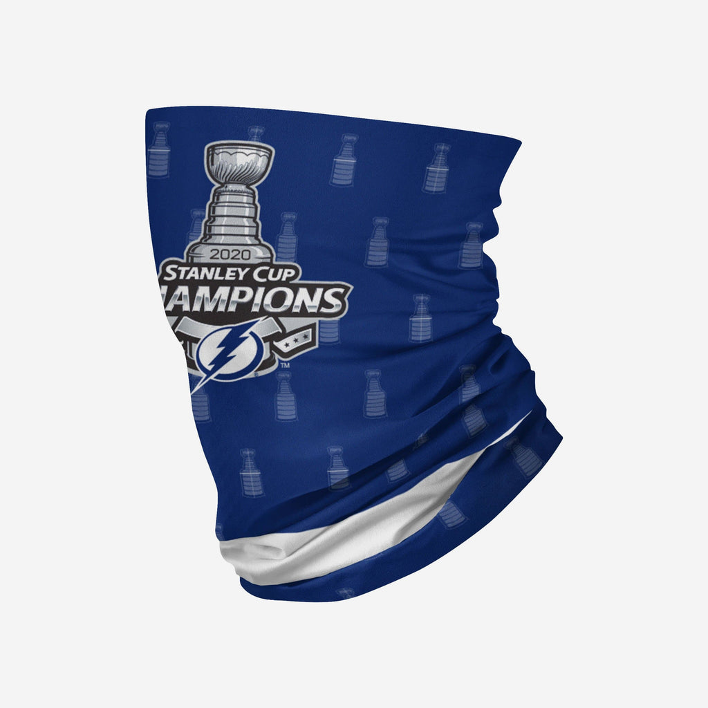 Tampa Bay Lightning 2020 Stanley Cup Champions Gaiter Scarf FOCO - FOCO.com