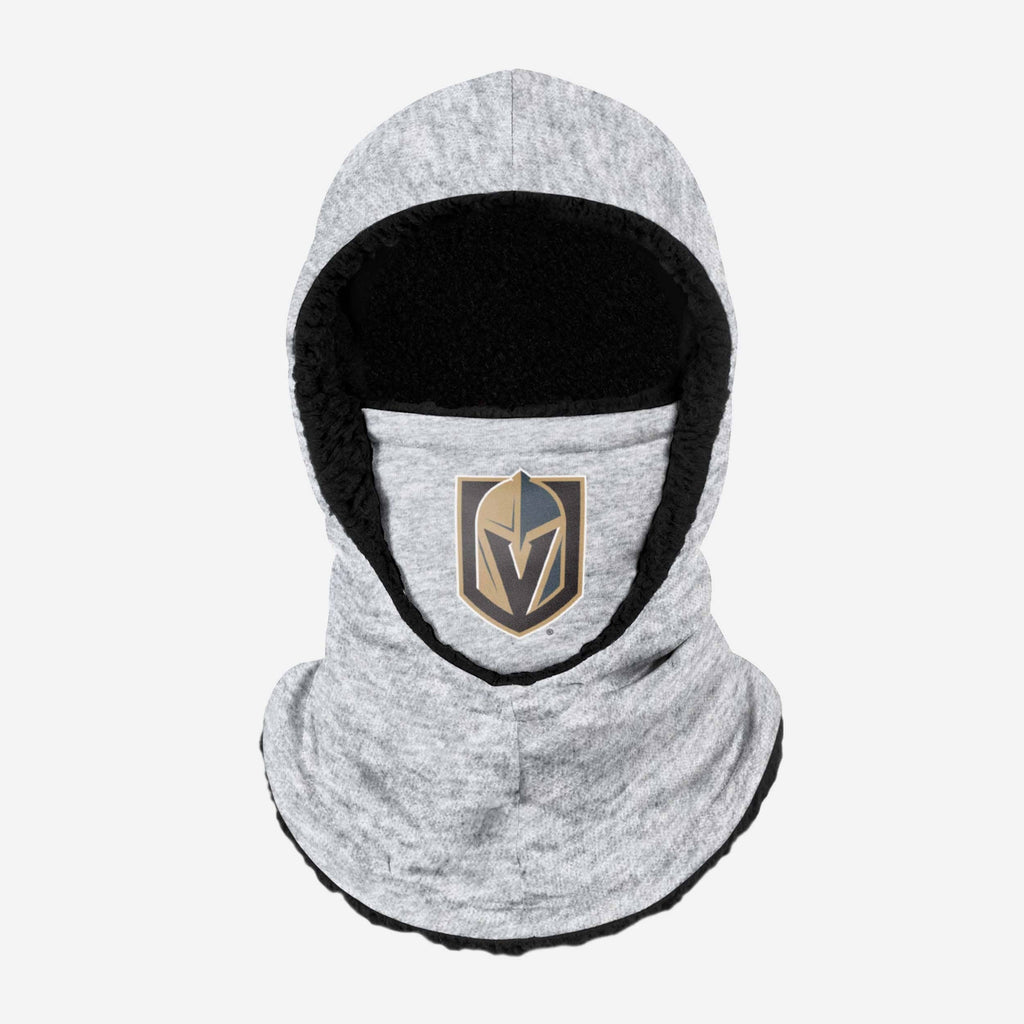 Vegas Golden Knights Heather Grey Big Logo Hooded Gaiter FOCO - FOCO.com