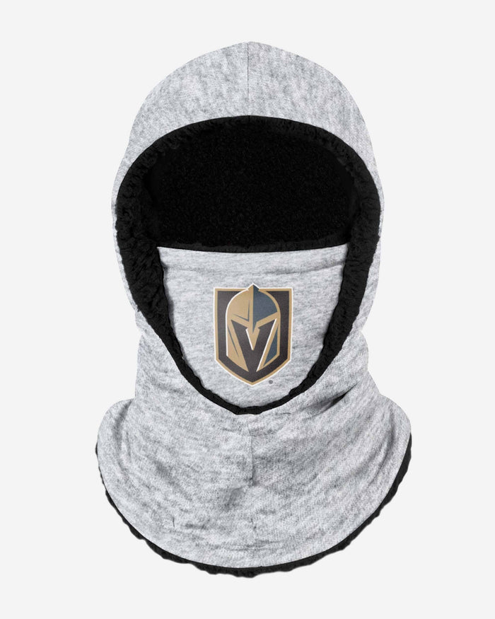 Vegas Golden Knights Heather Grey Big Logo Hooded Gaiter FOCO - FOCO.com