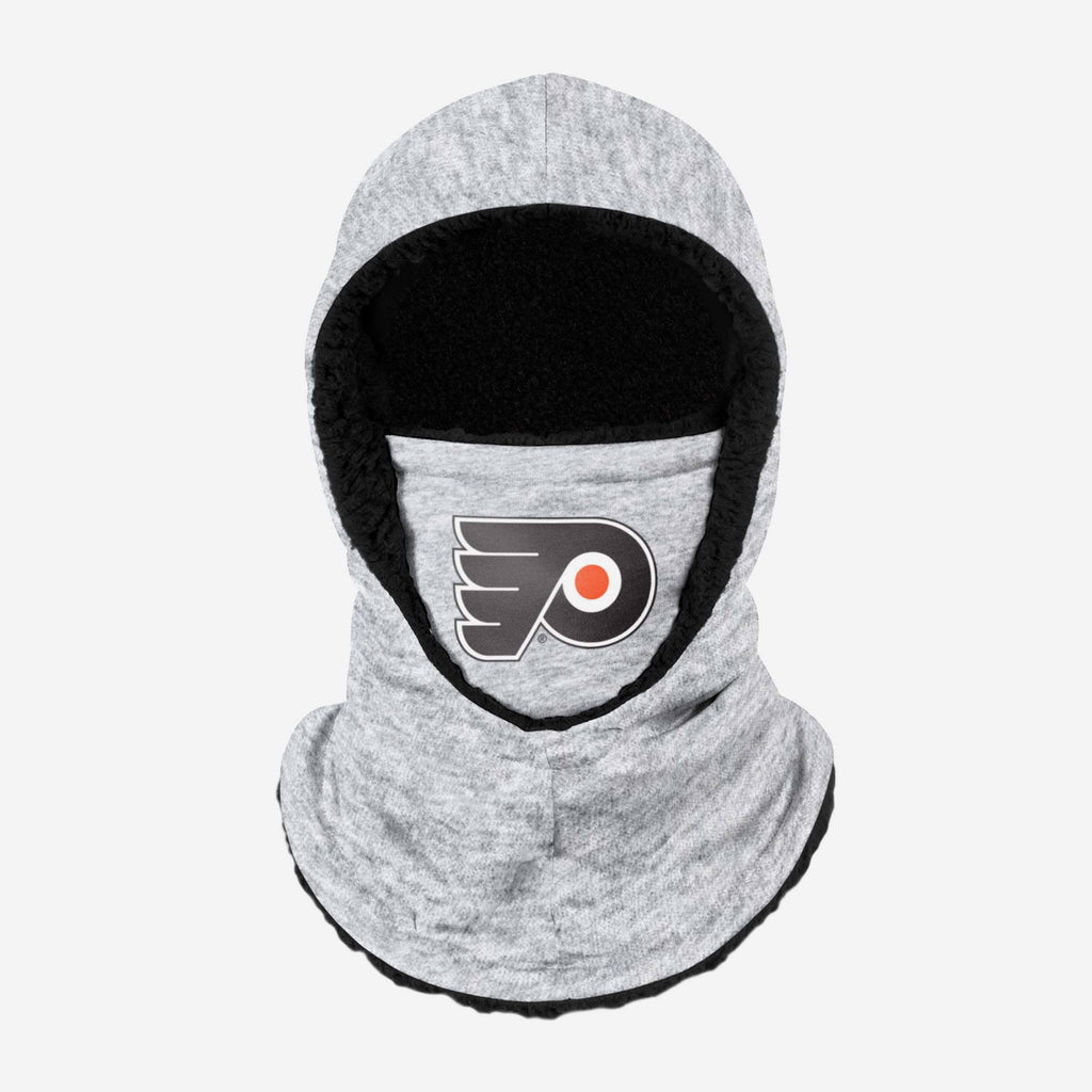 Philadelphia Flyers Heather Grey Big Logo Hooded Gaiter FOCO - FOCO.com