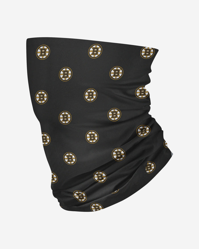 Boston Bruins Mini Print Logo Gaiter Scarf FOCO - FOCO.com