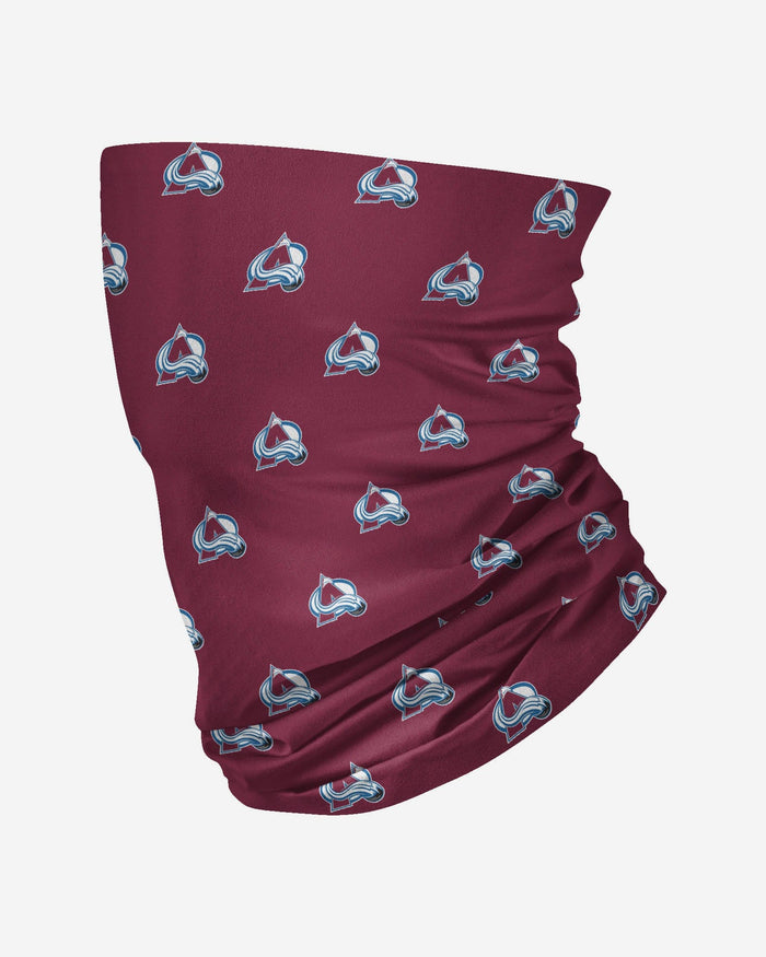 Colorado Avalanche Mini Print Logo Gaiter Scarf FOCO - FOCO.com