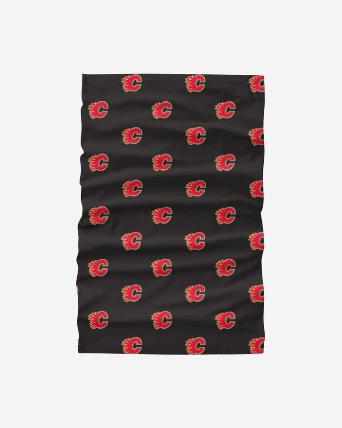 Calgary Flames Mini Print Logo Gaiter Scarf FOCO - FOCO.com