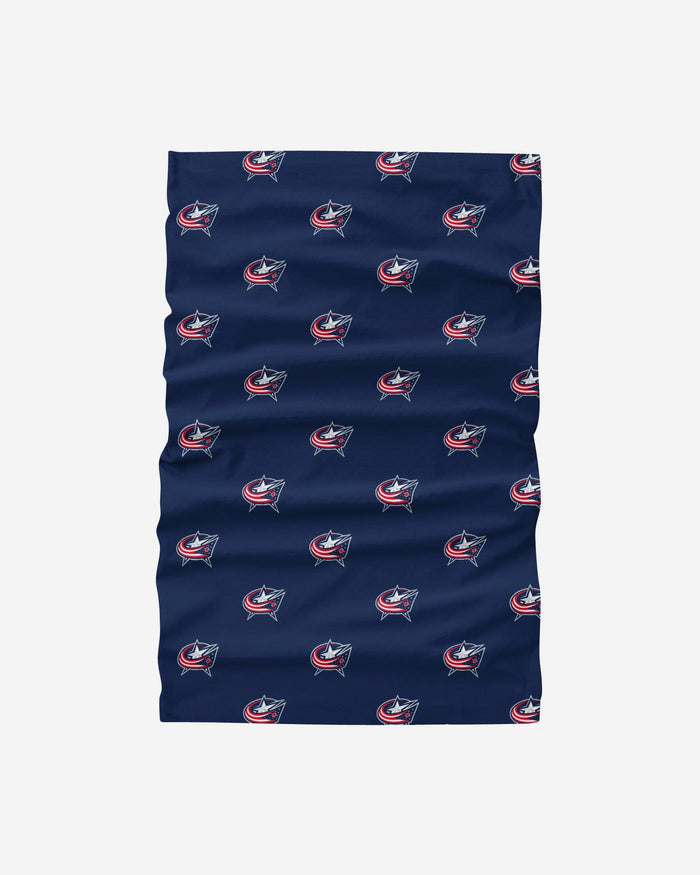 Columbus Blue Jackets Mini Print Logo Gaiter Scarf FOCO - FOCO.com