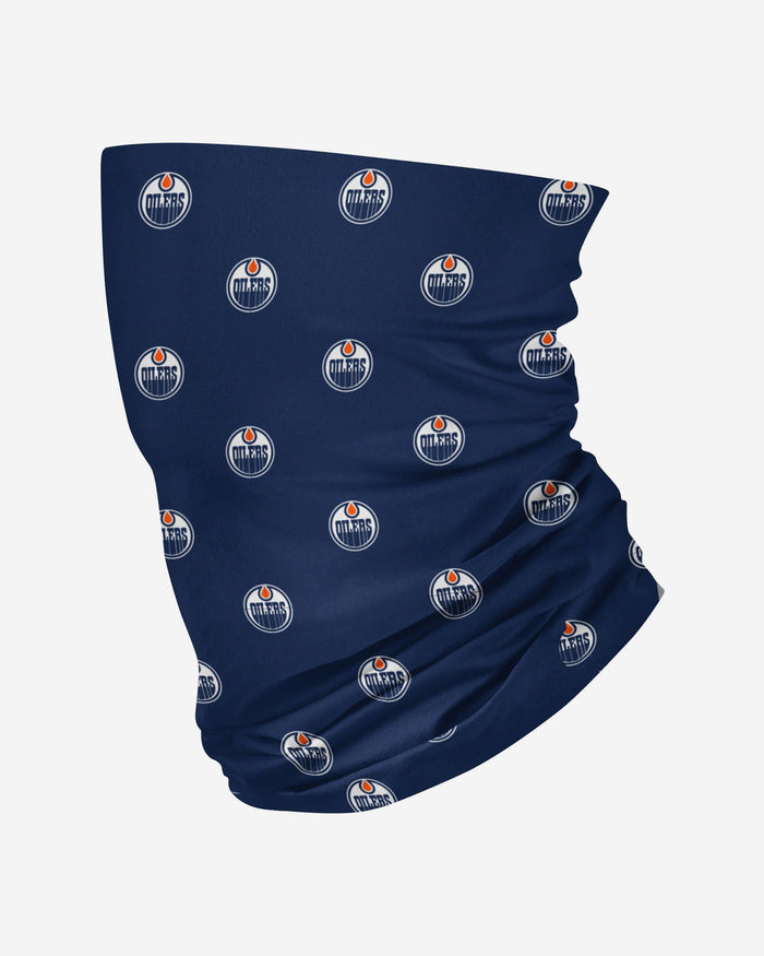 Edmonton Oilers Mini Print Logo Gaiter Scarf FOCO - FOCO.com