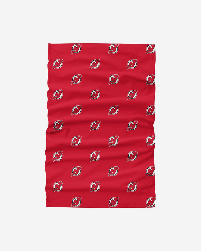 New Jersey Devils Mini Print Logo Gaiter Scarf FOCO - FOCO.com