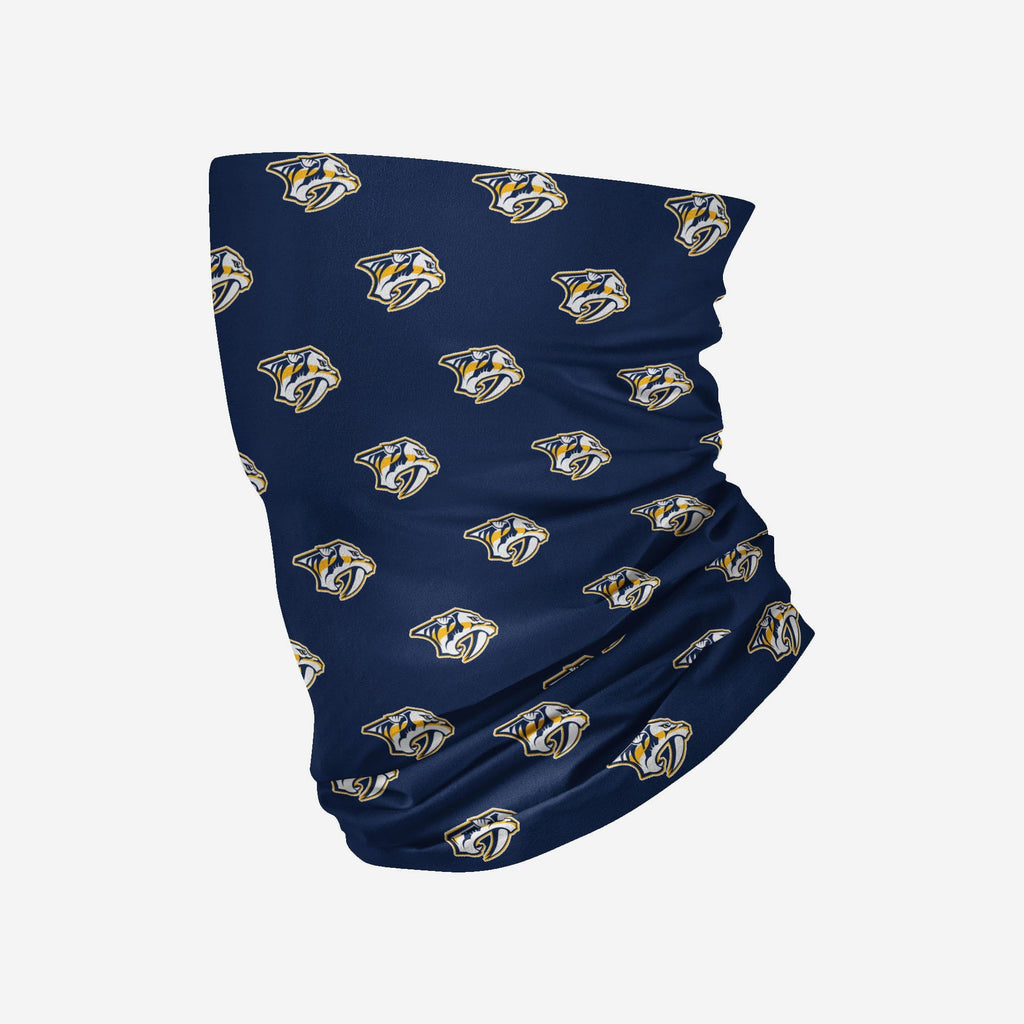 Nashville Predators Mini Print Logo Gaiter Scarf FOCO - FOCO.com