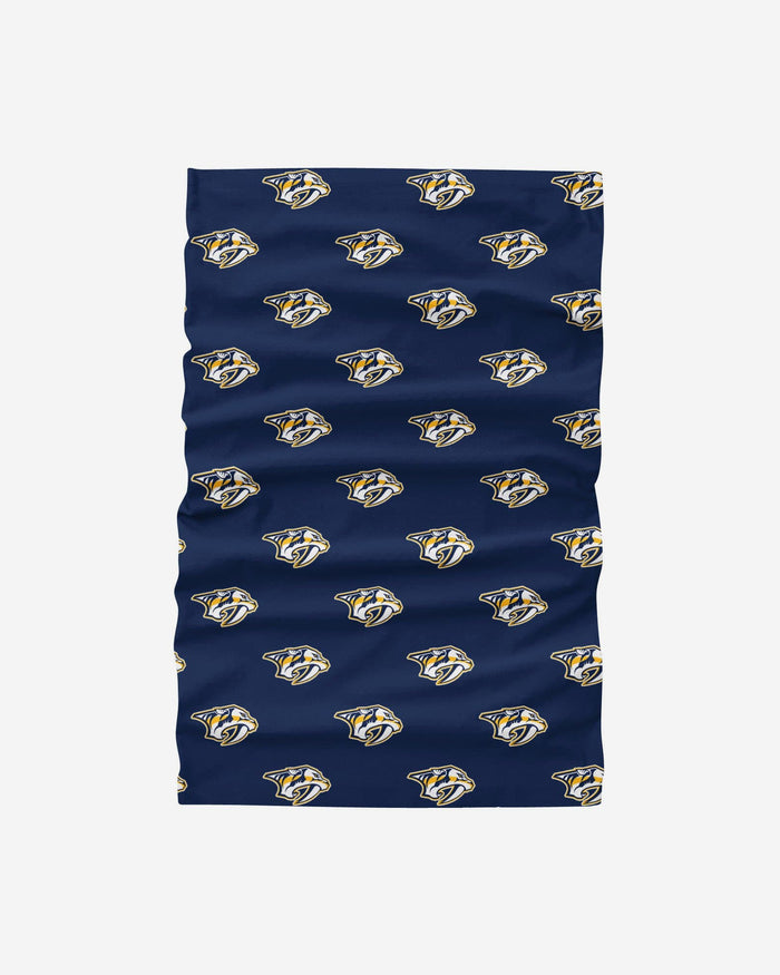 Nashville Predators Mini Print Logo Gaiter Scarf FOCO - FOCO.com