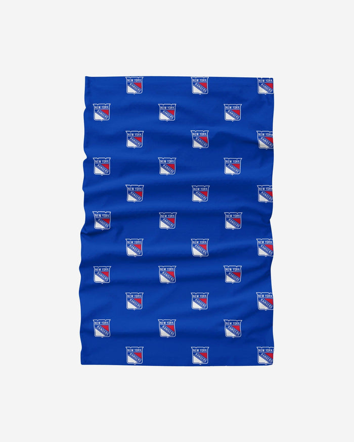 New York Rangers Mini Print Logo Gaiter Scarf FOCO - FOCO.com