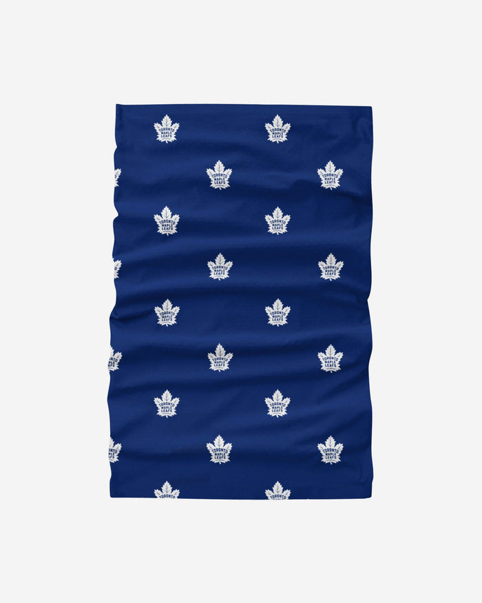 Toronto Maple Leafs Mini Print Logo Gaiter Scarf FOCO - FOCO.com