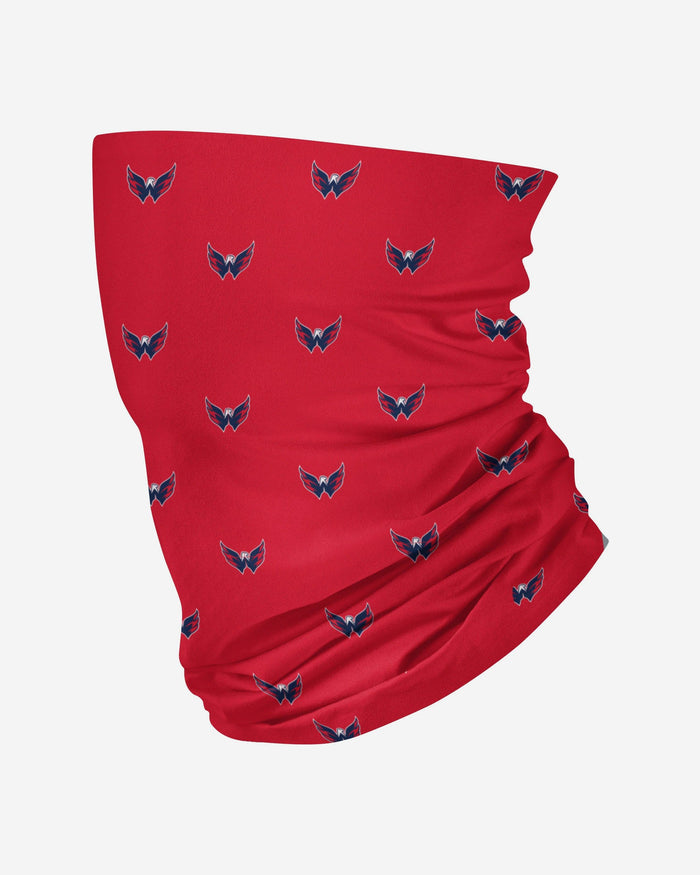 Washington Capitals Mini Print Logo Gaiter Scarf FOCO - FOCO.com