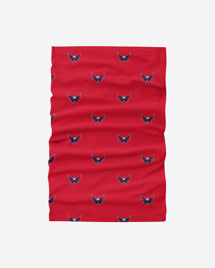 Washington Capitals Mini Print Logo Gaiter Scarf FOCO - FOCO.com