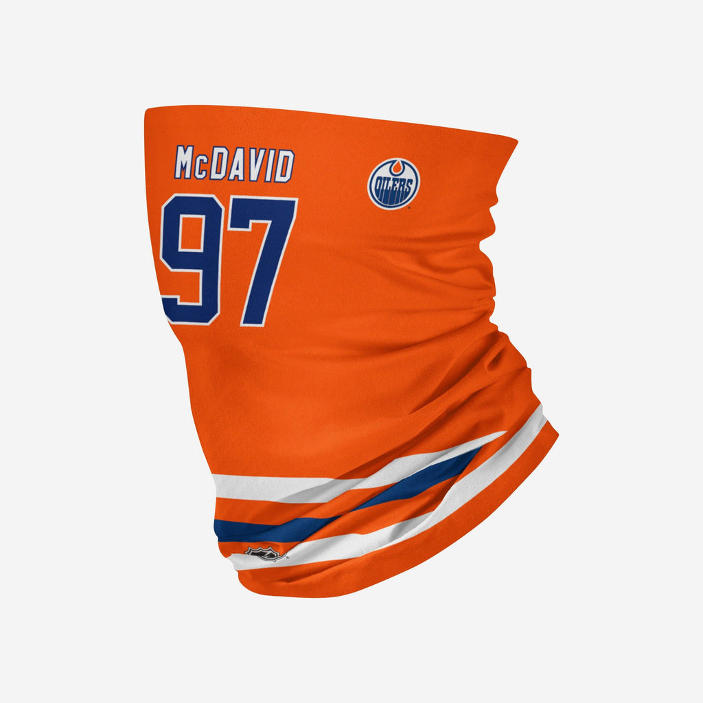 Connor McDavid Edmonton Oilers Gaiter Scarf FOCO - FOCO.com